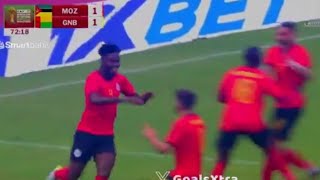 Elias Macamo Goal  Mozambique vs Guinea Bissau 21 All Goals ResultsAfrica Cup Of Nations2024 [upl. by Largent]