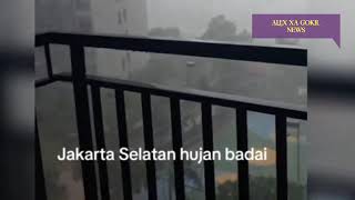 GEMPAR JAKARTA TERSAPU LAGI BARU SAJA BADAI DAHSYAT SAPU KOTA JAKARTA HARI INIBADAI JAKARTA [upl. by Pears]