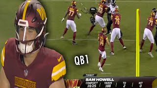 Sam Howell SHOWS WHY He is QB1 🎯👀 Ravens vs Commanders Preseason Highlights [upl. by Nyledam]