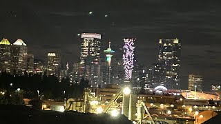 Nice location for watching fireworks close to Calgary tower downtown [upl. by Annasoh]