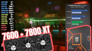 7600  7800 XT Benchmark in 17 Games 1080P amp 1440P [upl. by Artined]