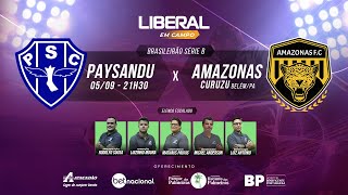 PAYSANDU 0 X 1 AMAZONAS  SÉRIE B 2024  AO VIVO [upl. by Ofilia]