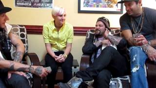 EXCLUSIVE behindthescenes interview with Bam Margera and Brandon Novak  Erin E [upl. by Martie]