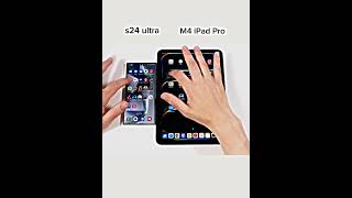 M4 iPad Pro vs S24 Ultra 🤯🔥 samsung vs apple edit speed blowup [upl. by Armin644]