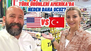 Türk Ürünleri Amerikada Daha Ucuza Satılıyor Amerika Market Fiyatları [upl. by Leake]