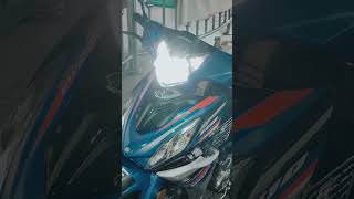 Apido LED H4 Modenas Kriss MR3 110cc  Motosikal B40 Paling Style [upl. by Yenolem428]