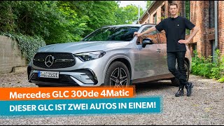 MercedesBenz GLC 300de Ein Diesel mit 127 km elektrischer Reichweite im Test mit Peter R Fischer [upl. by Sirrap]