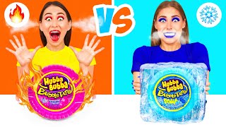 Hot vs Cold Food Challenge  Funny Challenges by Fun Teen [upl. by Nobile]