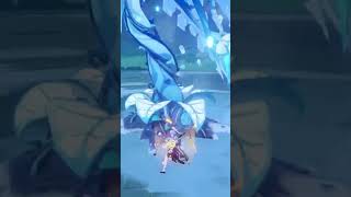 Ayaka vs Lvl 37 cyro regesvine genshinimpact genshin viralvideo viralshorts [upl. by Ardeid289]