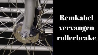 Remkabel vervangen  Fiets rem kabel [upl. by Hallsy617]