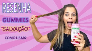 GUMMIES HAIR SKIN NAILS  COMO USAR  RESENHA [upl. by Airolg]