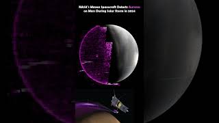 NASA’s Maven Spacecraft Detects Auroras on Mars During Solar Storm in 2024 [upl. by Mutz]