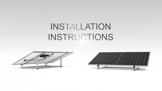 Universal Easy Solar BracketKit Installation【31】 [upl. by Malchus]