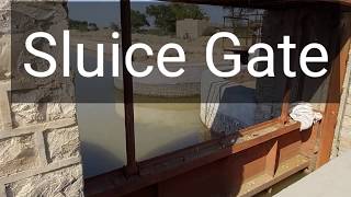 Sluice Gate In Open Channel Flow What is sluice gate  Use Of sluice gate Gyan Tokri [upl. by Ymar310]