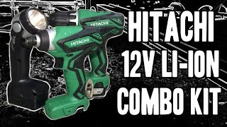 Hitachi KC10DFL2 12V Lithium Ion Driver Drill amp Impact Driver Combo Kit  DS10DFL12  WH10DFL2 [upl. by Ika]