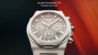 GirardPerregaux Laureato Chronograph Ti49 [upl. by Eillah170]