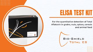 BioShield Aflatoxin Total Extra Sensitive ES  ELISA Method [upl. by Annairdna678]