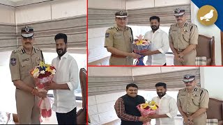 DGP Anjani kumar meets Revanth Reddy [upl. by Fidelia]