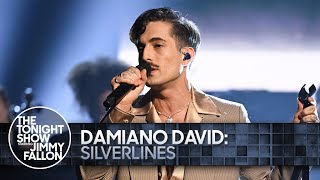 Damiano David Silverlines  The Tonight Show Starring Jimmy Fallon [upl. by Tome]