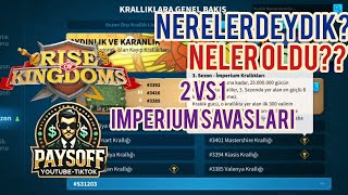 paysOff Nerelerdeydi  KvK İncelemesi  2vs1 İmperium Savaşı  Rise of Kingdoms [upl. by Rosa579]