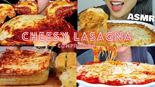 🧀 LASAGNE MUKBANG COMPILATION  ASMR BIG BITES  SATISFYING SOUNDS [upl. by Innej669]