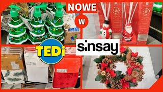 NOWOŚCI ‼️SINSAY ‼️TEDI ‼️DEKORACJE OZDOBY CHOINKOWE ŚWIĄTECZNE 🎄BOŻE NARODZENIE 🌟 Przegląd półek [upl. by Critchfield]