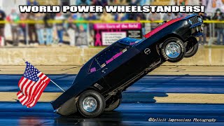 WORLD POWER WHEELSTANDERS CRASHES ROLLOVERS 2020 WHEELSTANDING CHAMPIONSHIP BYRON DRAGWAY [upl. by Eydnarb]