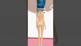 PLEASE TELL ME YOU HAVE SEEN THE ORIGINAL 😭 dresstoimpress roblox dti tvgirl bluehair [upl. by Rebna115]