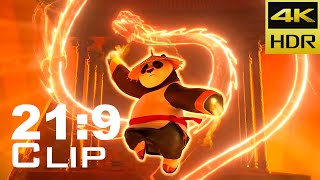 219 Po  Yin amp Yang Kung Fu Panda Ultrawide 4K Clip Upscaled  UltrawideVideos [upl. by Alexa]