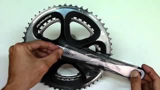 RACEshield  Installation on Shimano DuraACE FC7900 crank arm [upl. by Ardnael]