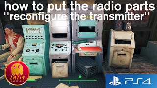 Fallout 4  How to resolve the mission Reconfigure the transmitter  Powering up [upl. by Kalfas]