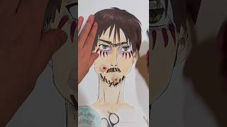 attackontitan erenyeager erenjager makeup skincare eren mikasa asmr [upl. by Ameehs952]