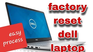 How to reset Dell laptop to factory settings reset windows 10dell laptop reset setting [upl. by Liahkim440]