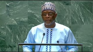 DISCOURS CRUE DU MINISTRE DES AFFAIRE ÉTRANGÈRES DU NIGER À 79ème SESSION DE LONU [upl. by Hteb]