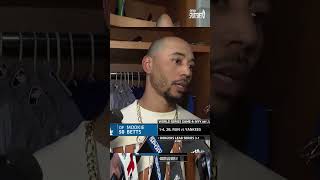 Mookie Betts on Fan Interference It Doesn’t Matter We Lost It’s Irrelevant MookieBetts Dodgers [upl. by Navek312]