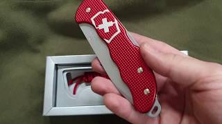 New Victorinox HUNTER PRO ALOX RED 2019  unboxing [upl. by Alliw585]