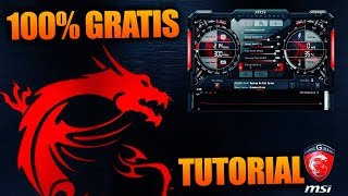 TUTORIAL Como Configurar MSI Afterburner  Monitorizar Nuestro PC y ver los FPS  Pedropedrola [upl. by Saunder58]