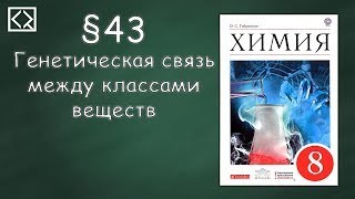 Габриелян О С 8 класс §43 quotГенетическая связь между классами веществquot [upl. by Chiou]