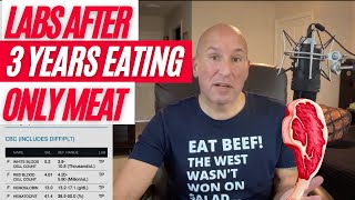 BLOODWORK Following 3 Years on The Lion Diet ALL MEAT DIET A Carnivore Diet [upl. by Christalle]