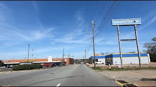 Americus Georgia North Lee Street and the North Part of Town Driving Tour [upl. by Lyret825]