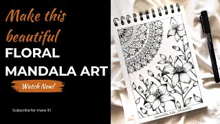 Mandala art for beginners  Mandala drawing easy mandala mandalaart art [upl. by Henryson771]