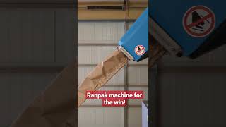 Demo Ranpak machine I have for work Great packaging solution packaging sustainability solution [upl. by Htennaj]