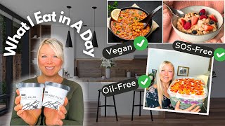 What I Eat in a Day  WFPB SOSFREE  Simple Easy Vegan Meals [upl. by Enaerb170]