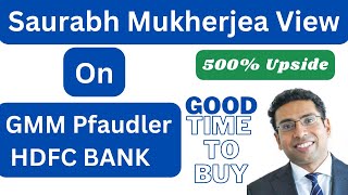 Saurabh Mukherjea Top Stock Pick  View on HDFC Bank Share and GMM Pfaudler [upl. by Kirad]