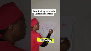 Respiratory acidosis uncompensated everyone education nclexready nursingexam [upl. by Celestyn]