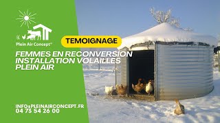 Exemples dinstallation déleveuses de volailles en plein air [upl. by Stelle]