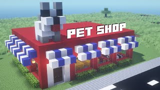 How to build a pet shop in minecraft [upl. by Uolymme]