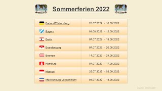 Sommerferien 2022 [upl. by Nesila]