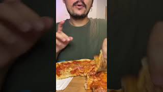 MUKBANG ITA PIZZA PEPPERONI GORGONZOLA E FONTINA asmreating mukbangita asmrcibo [upl. by Norek]