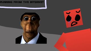 Je Joue À Running From The Internet Roblox [upl. by Alleoj]